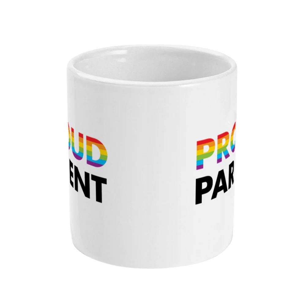Proud Parent - Rainbow Flag Mug - Image 2