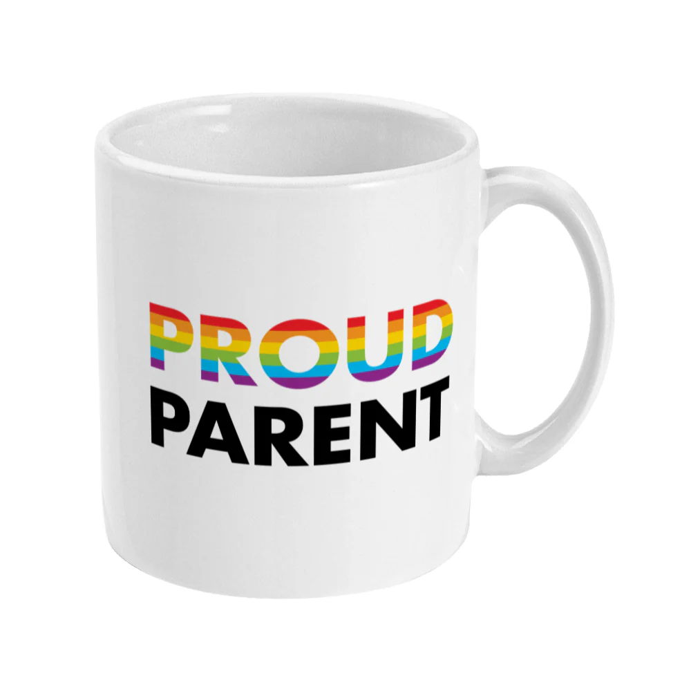 Proud Parent - Rainbow Flag Mug - Image 3