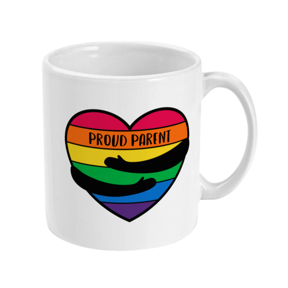 Proud Parent - Rainbow Hug Mug - Image 3