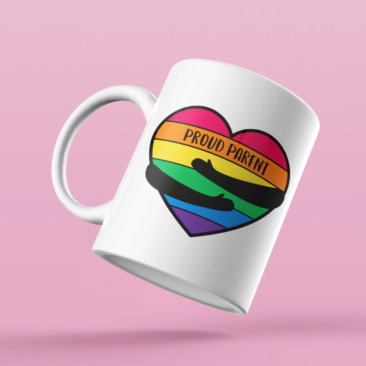 Proud Parent - Rainbow Hug Mug - Image 5