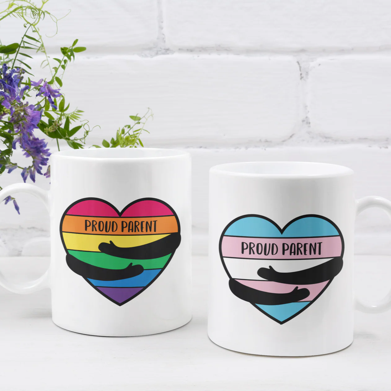 Proud Parent - Rainbow Hug Mug - Image 6