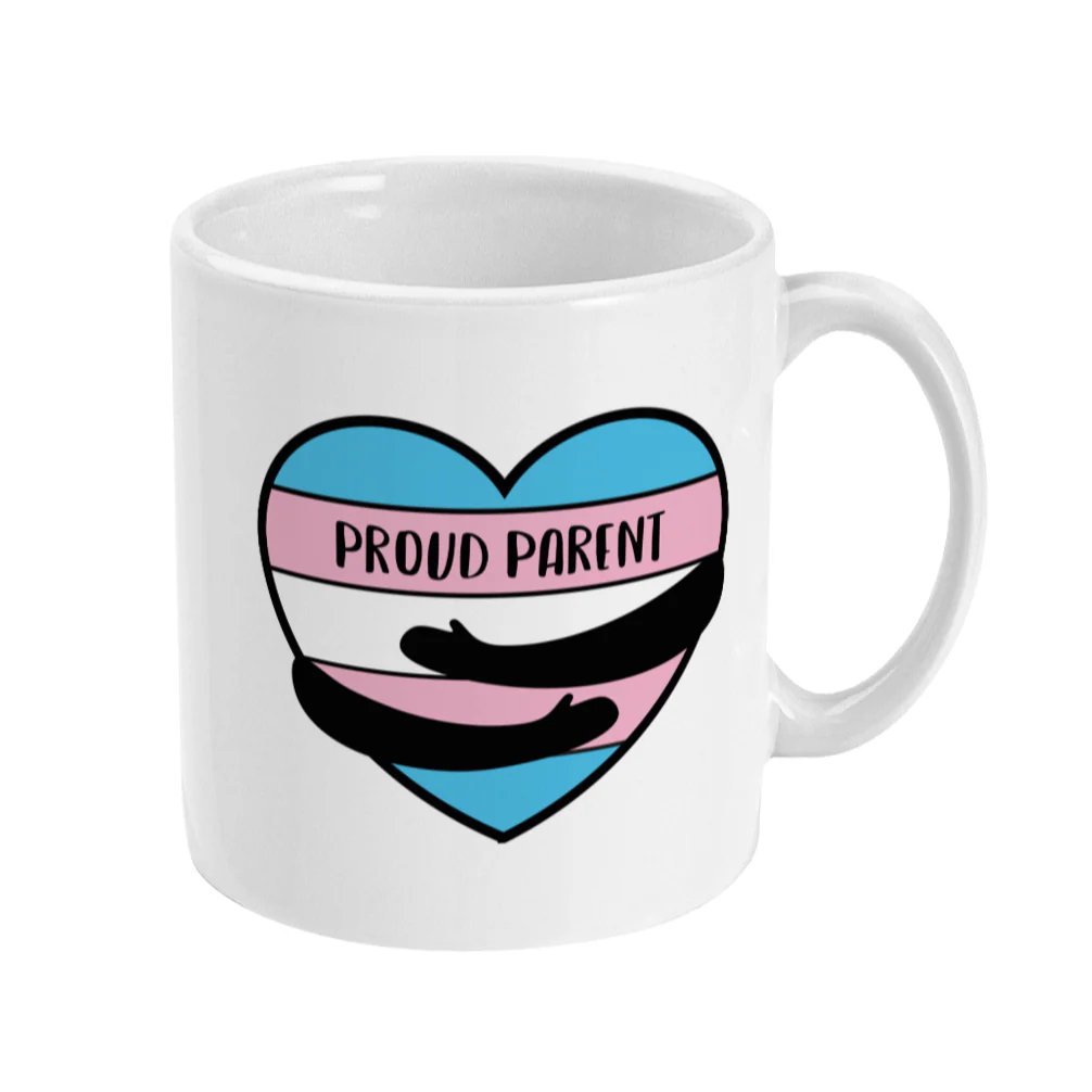 Proud Parent - Trans Hug Mug - Image 3