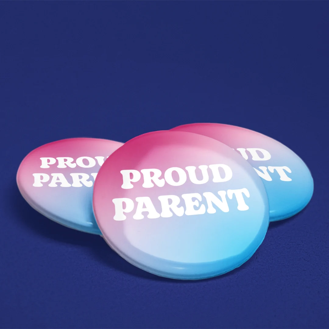Proud Parent Transgender Badge - Image 2