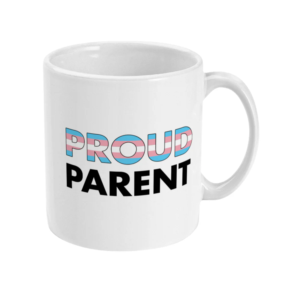 Proud Parent - Transgender Flag Mug - Image 3