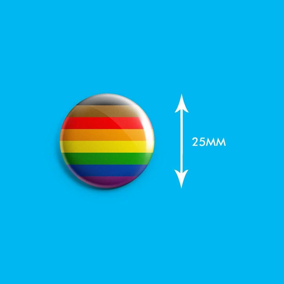 QPOC Inclusive Pride Flag Badge - Image 2