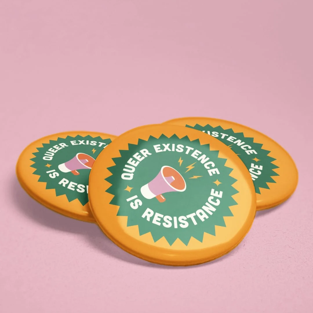 Queer Existence Is Resistance Badge - Image 2