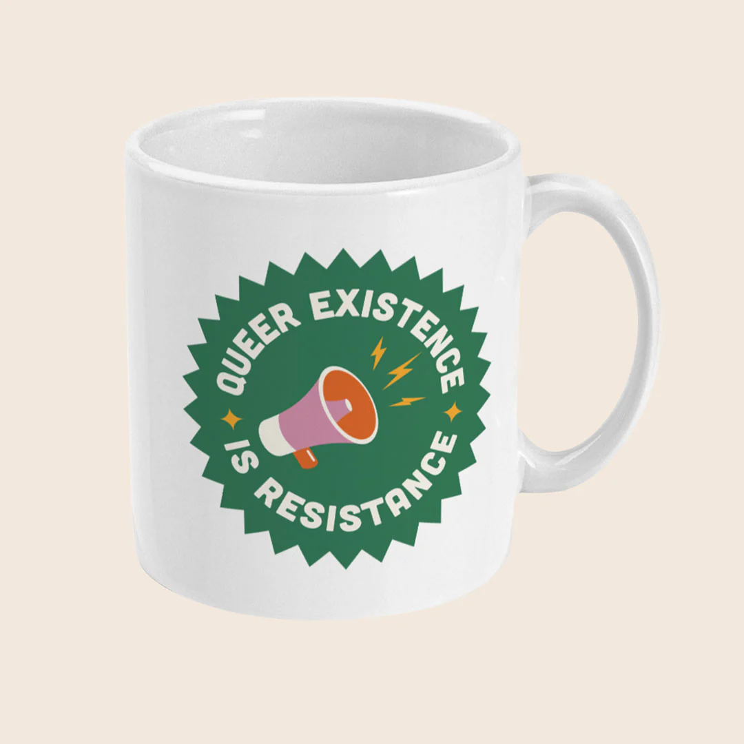 Queer Existence is Resistance Coffee Mug - Image 3