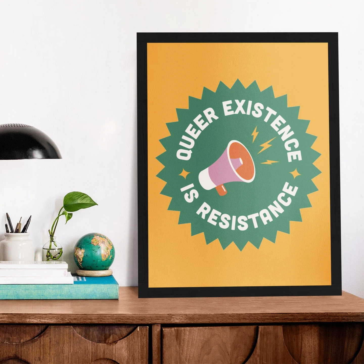 Queer Existence is Resistance Art Print - Image 2