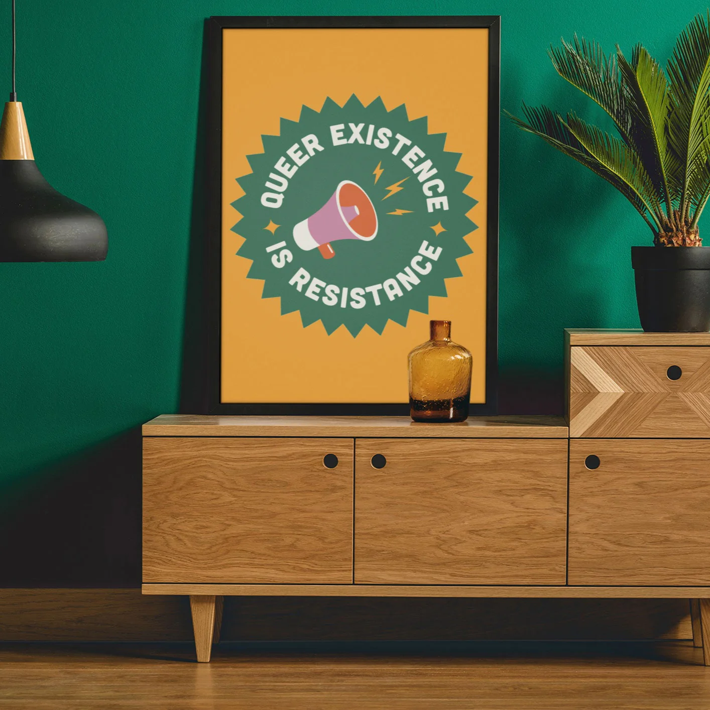 Queer Existence is Resistance Art Print - Image 3