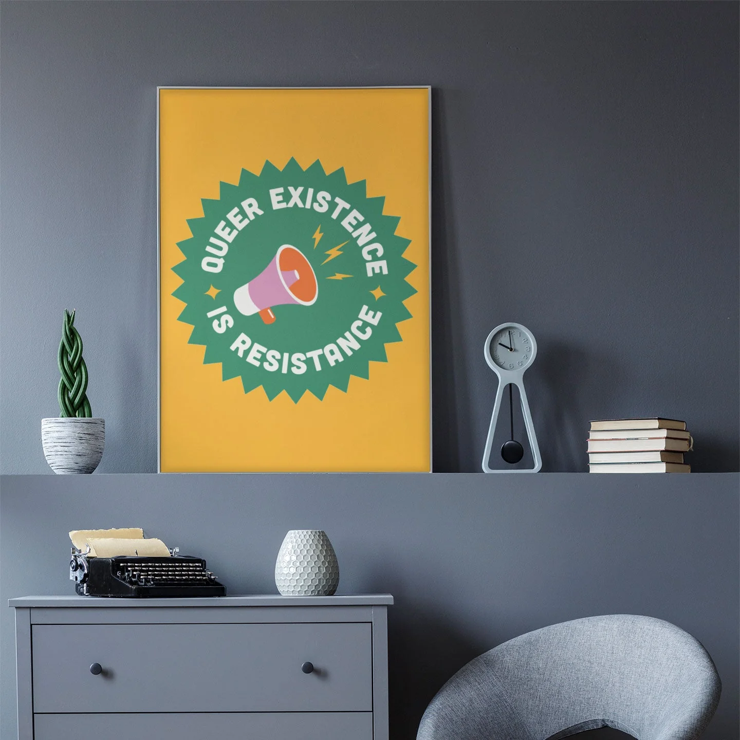 Queer Existence is Resistance Art Print - Image 4