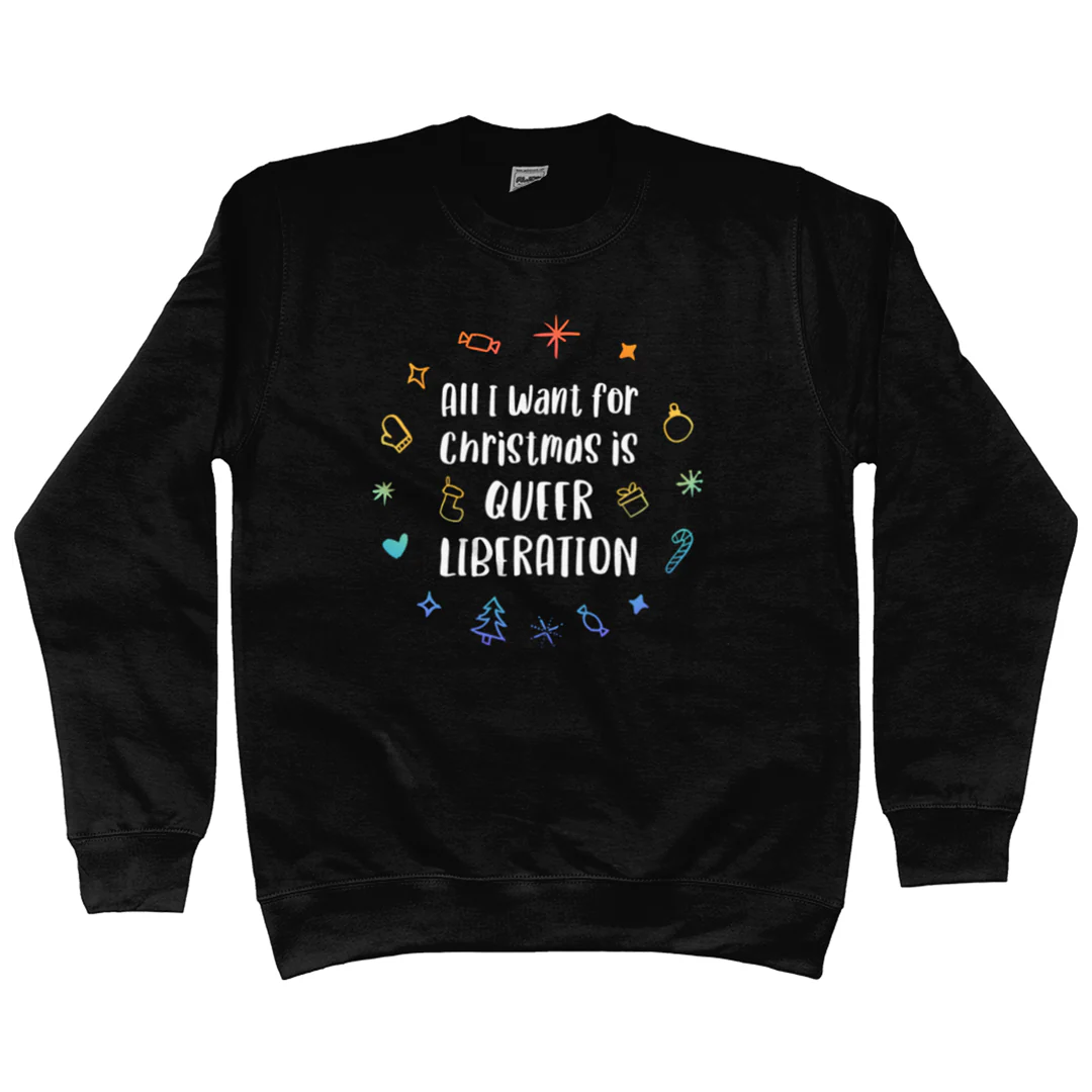 Queer Liberation Christmas Jumper - Image 3
