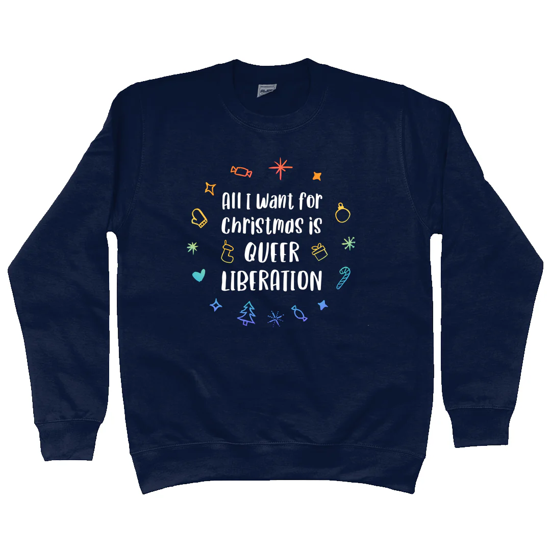 Queer Liberation Christmas Jumper - Image 4