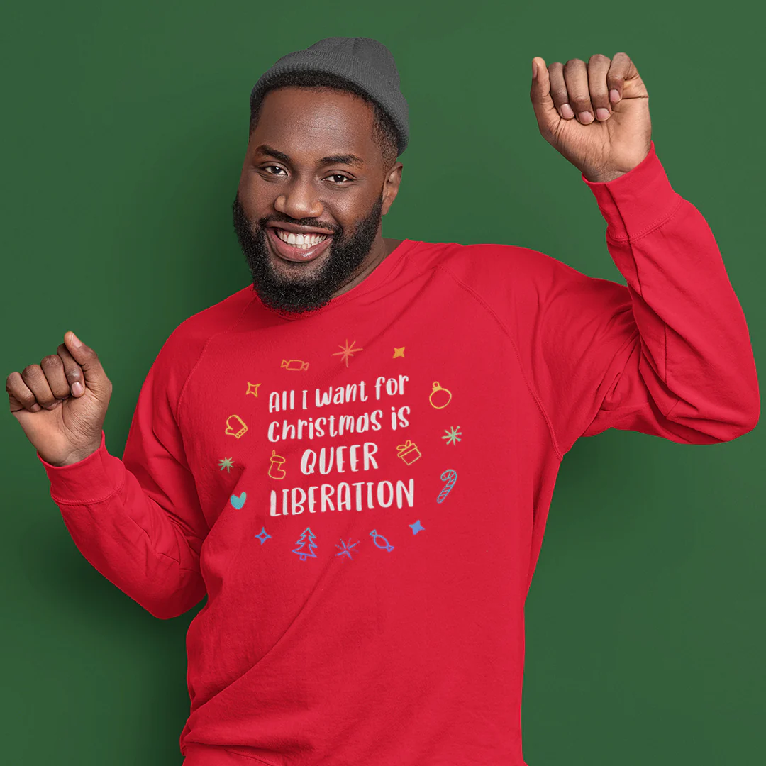 Queer Liberation Christmas Jumper - Image 5