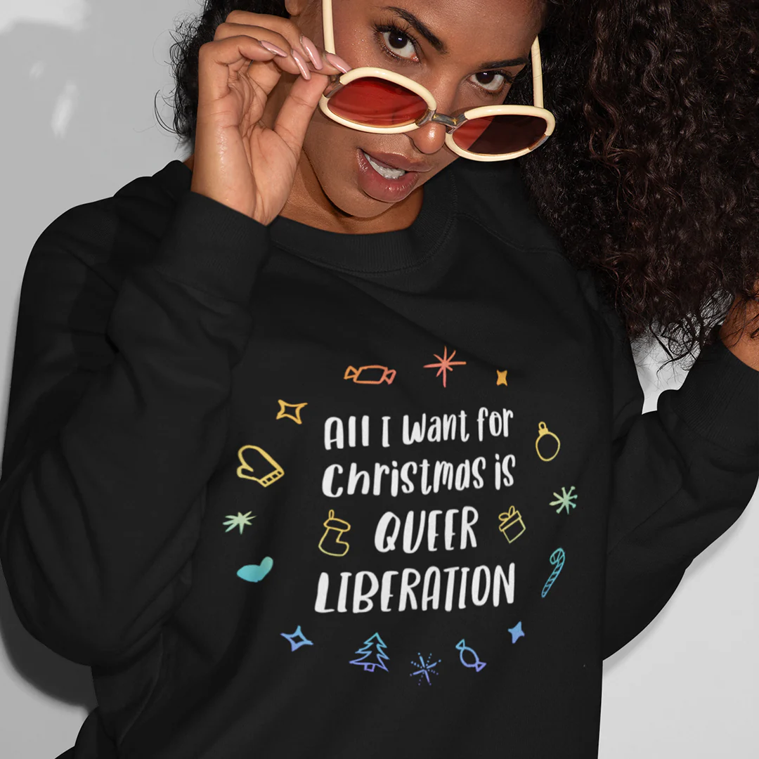 Queer Liberation Christmas Jumper - Image 6