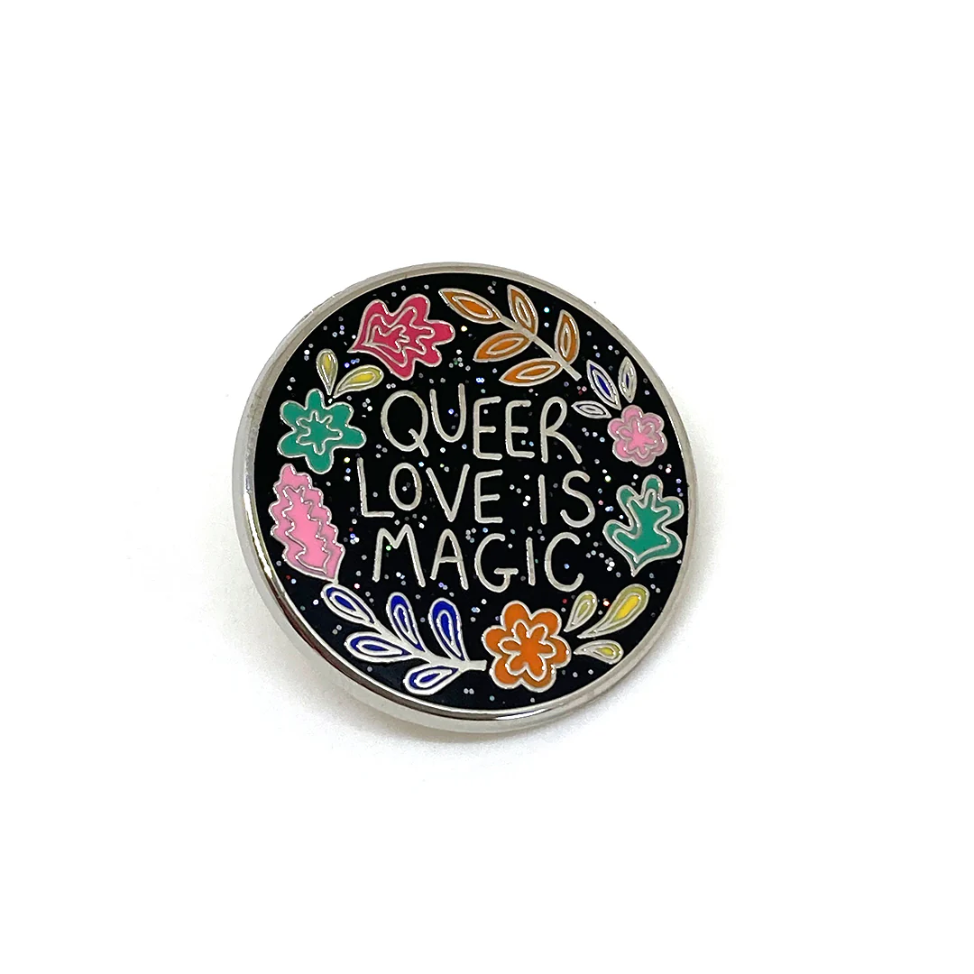 Queer Love Is Magic Enamel Pin - Image 4