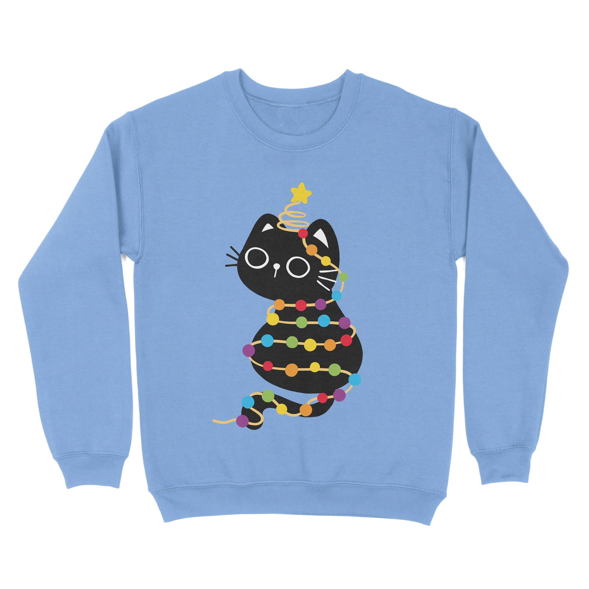 Rainbow Cat Christmas Jumper - Image 3