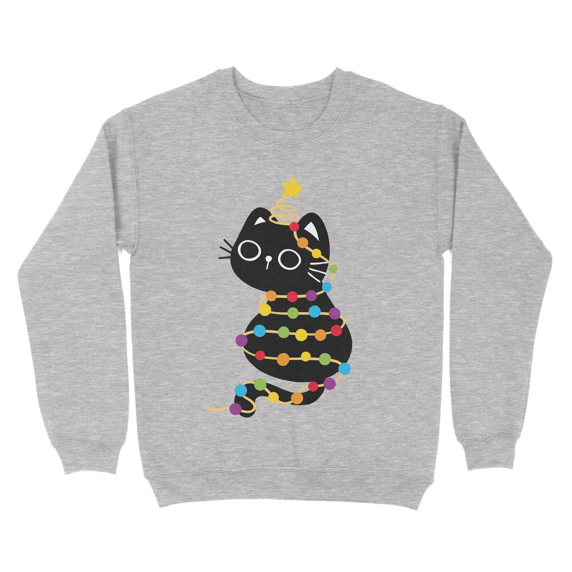 Rainbow Cat Christmas Jumper - Image 4