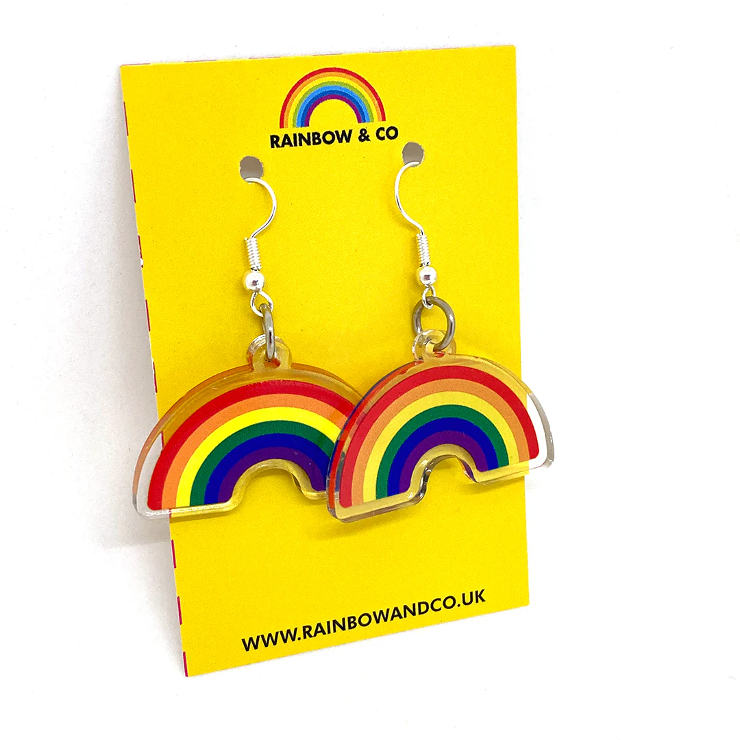 Rainbow Pride Earrings - Image 3