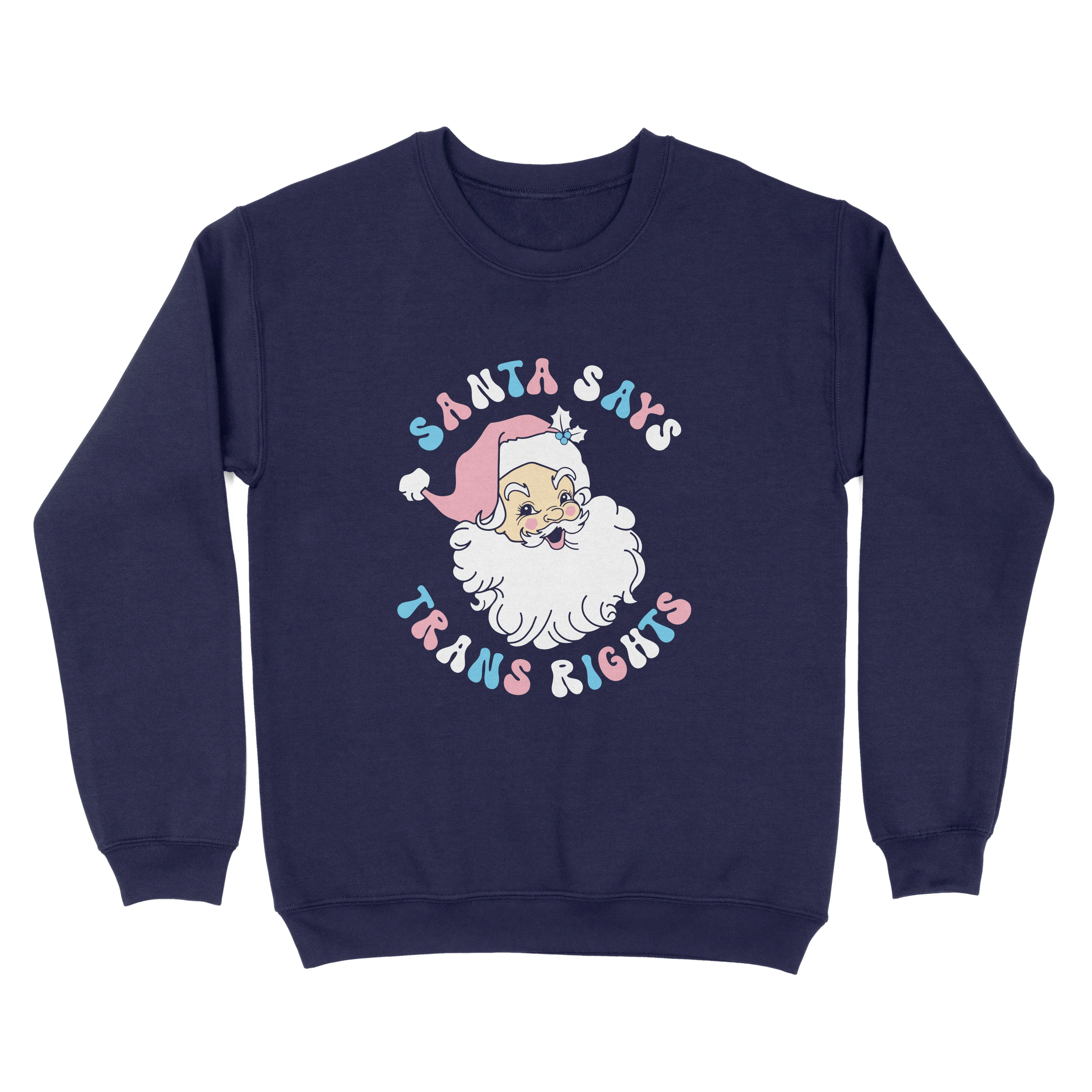 Santa Says Trans Rights Christmas Jumper - Image 2