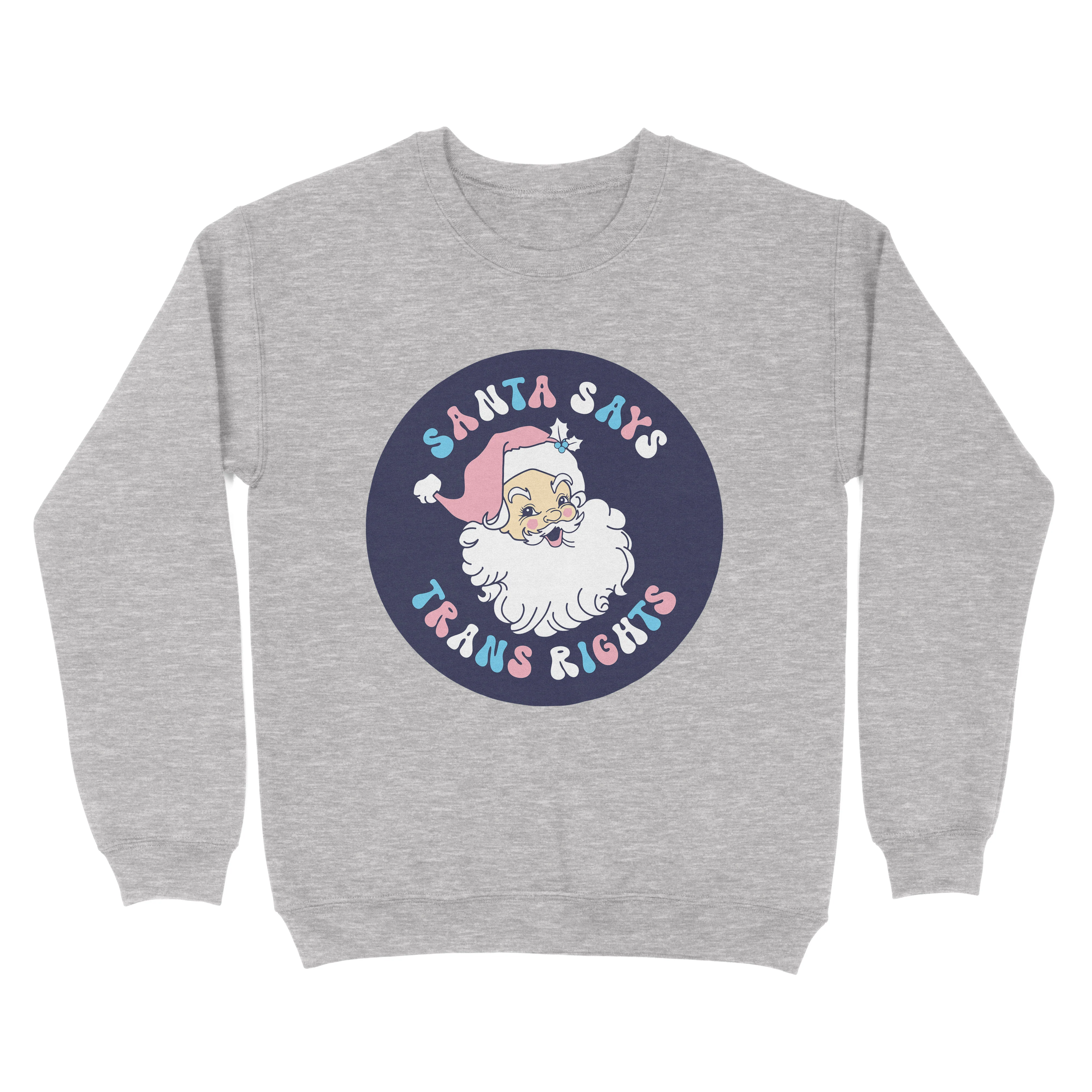 Santa Says Trans Rights Christmas Jumper - Image 4