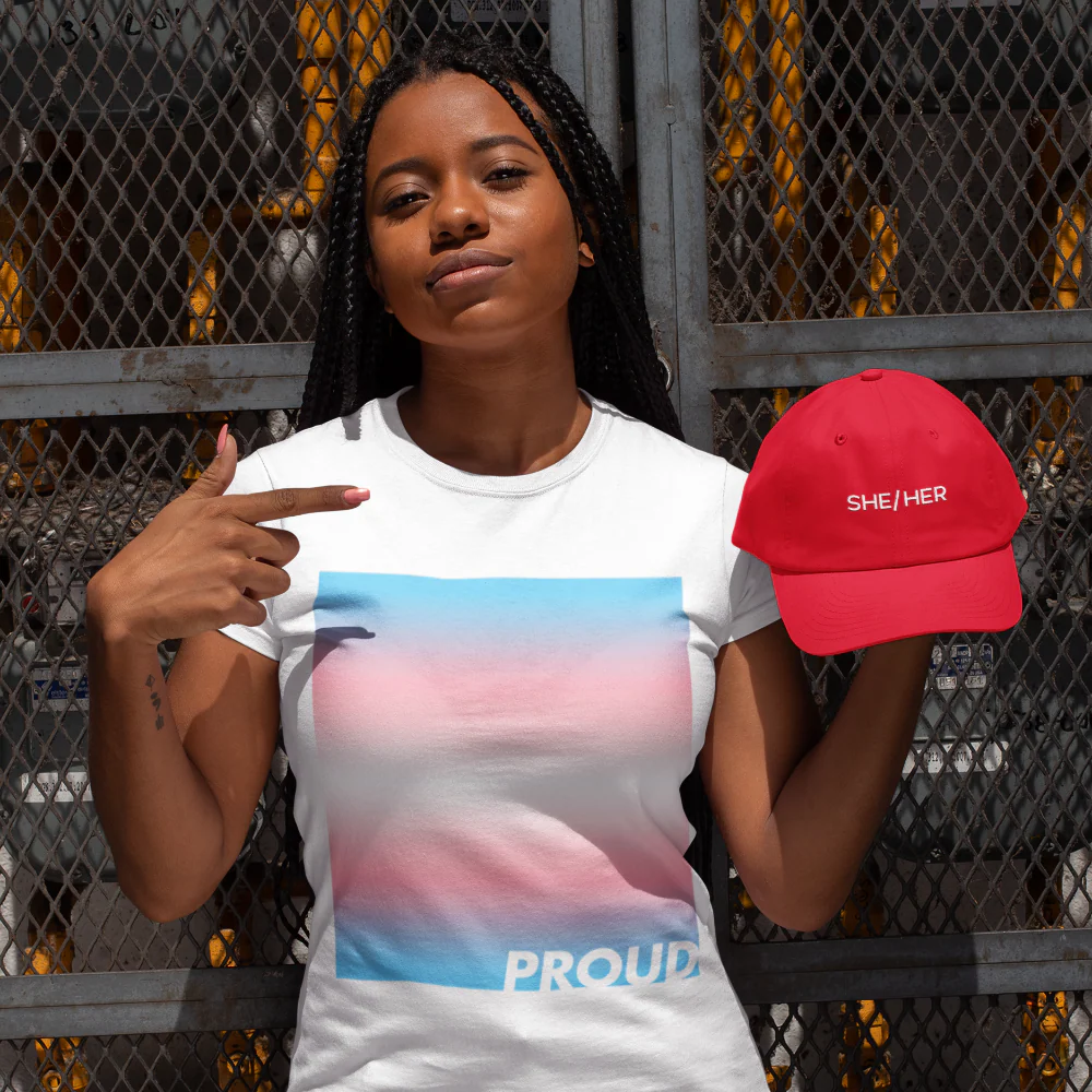 She/Her Pronouns Baseball Cap - Image 5
