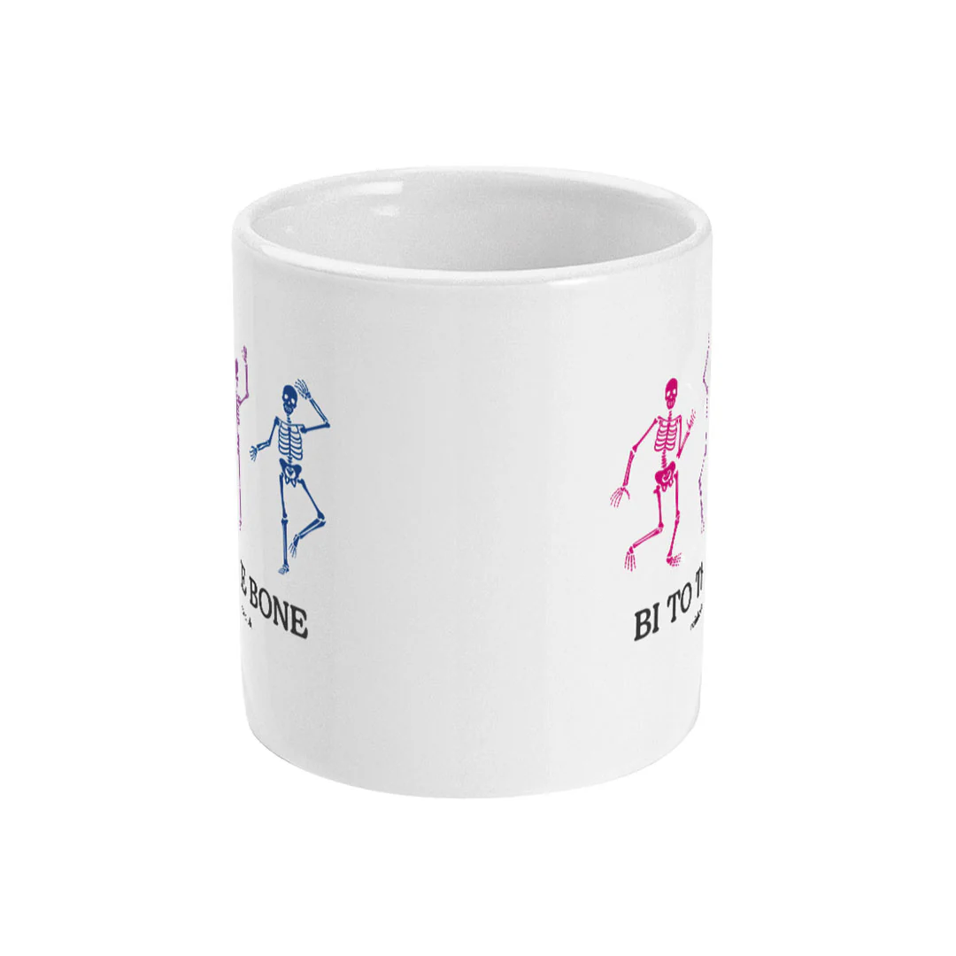 Skeleton Bi To The Bone Coffee Mug - Image 2