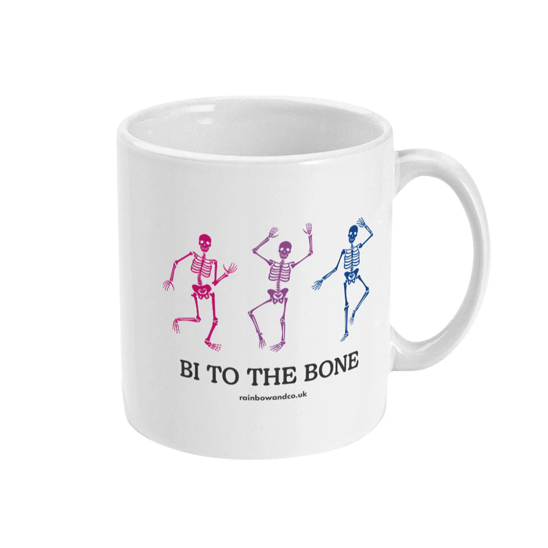 Skeleton Bi To The Bone Coffee Mug - Image 3