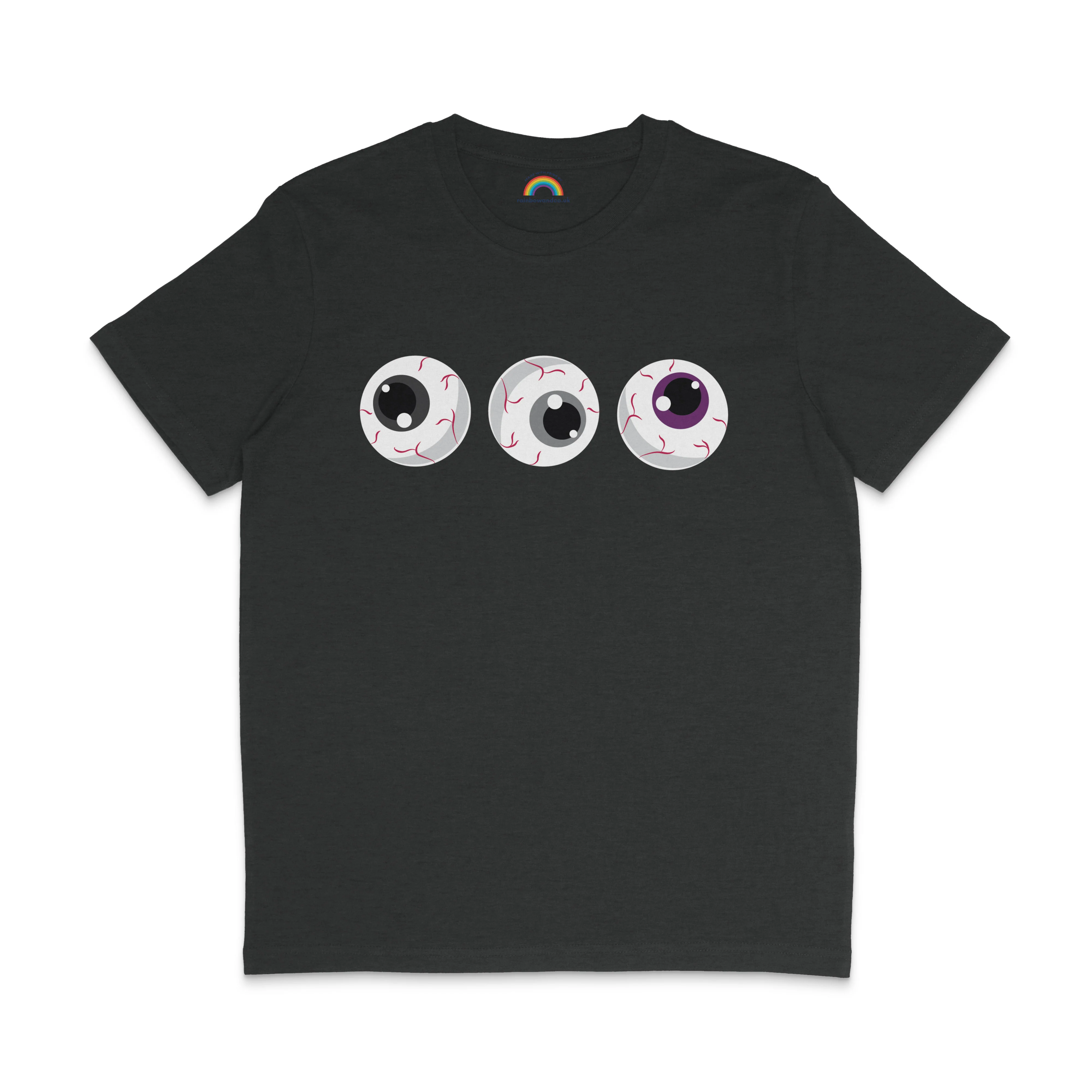 Subtle Pride Eyeballs Halloween Pride Shirt - Image 3