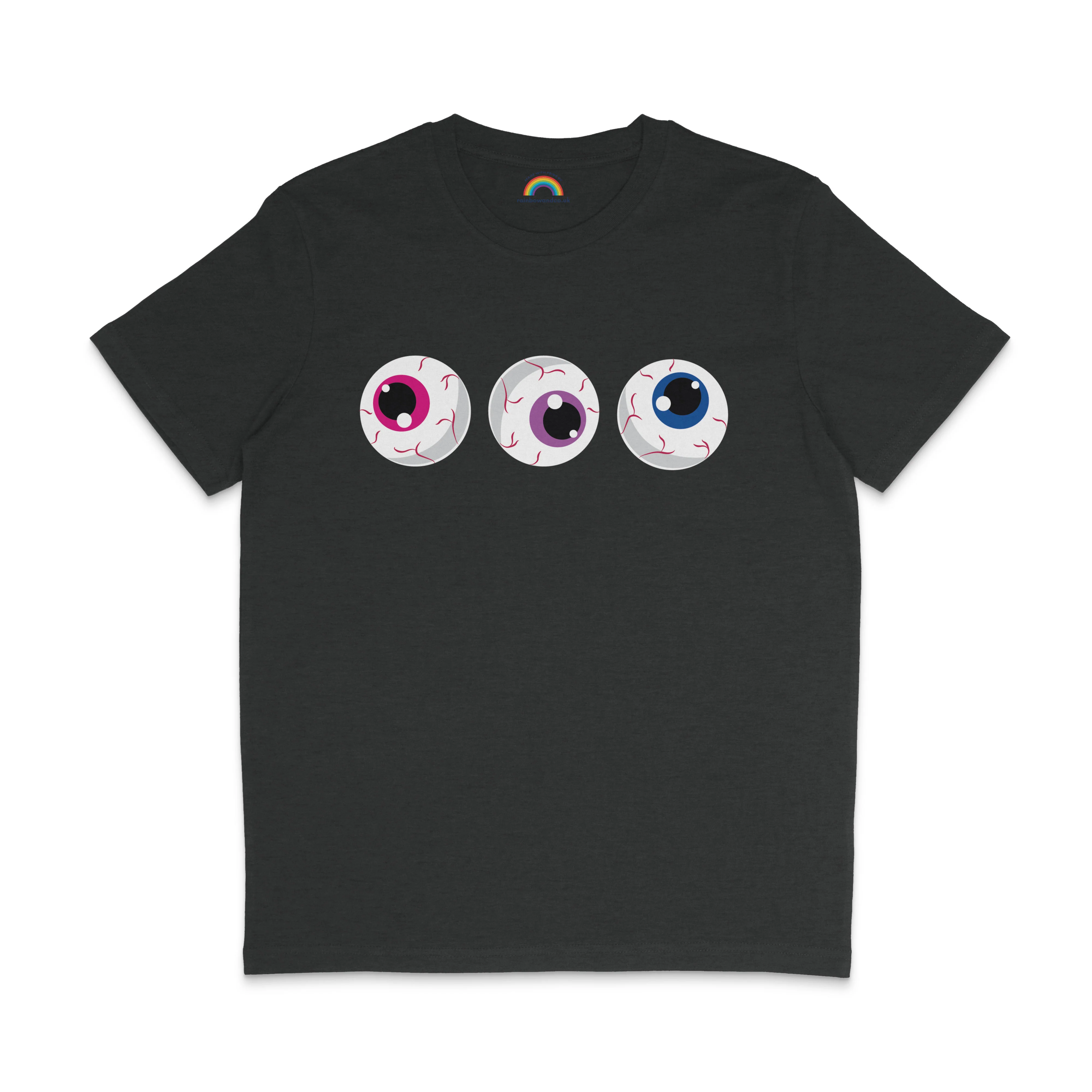 Subtle Pride Eyeballs Halloween Pride Shirt - Image 4