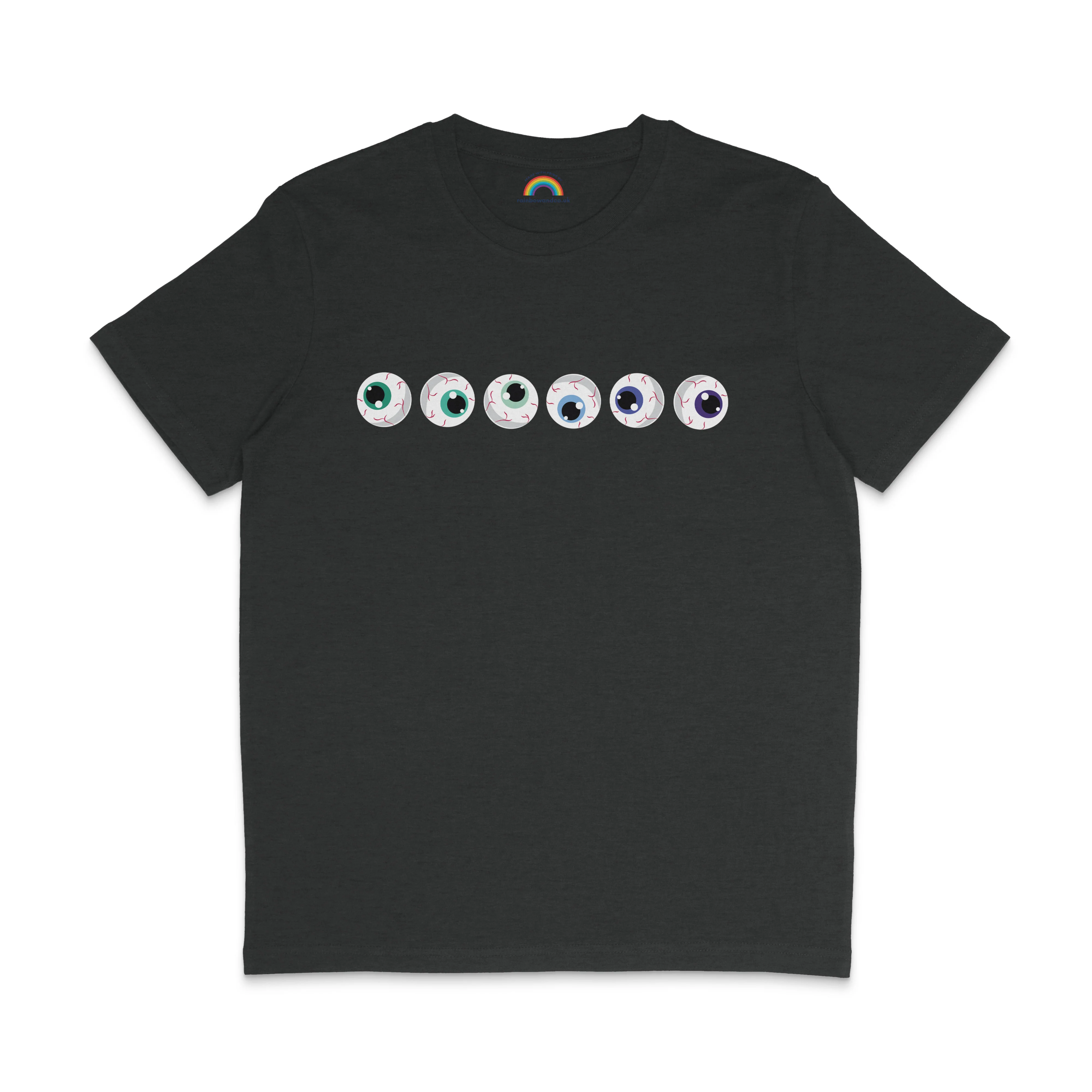 Subtle Pride Eyeballs Halloween Pride Shirt - Image 5