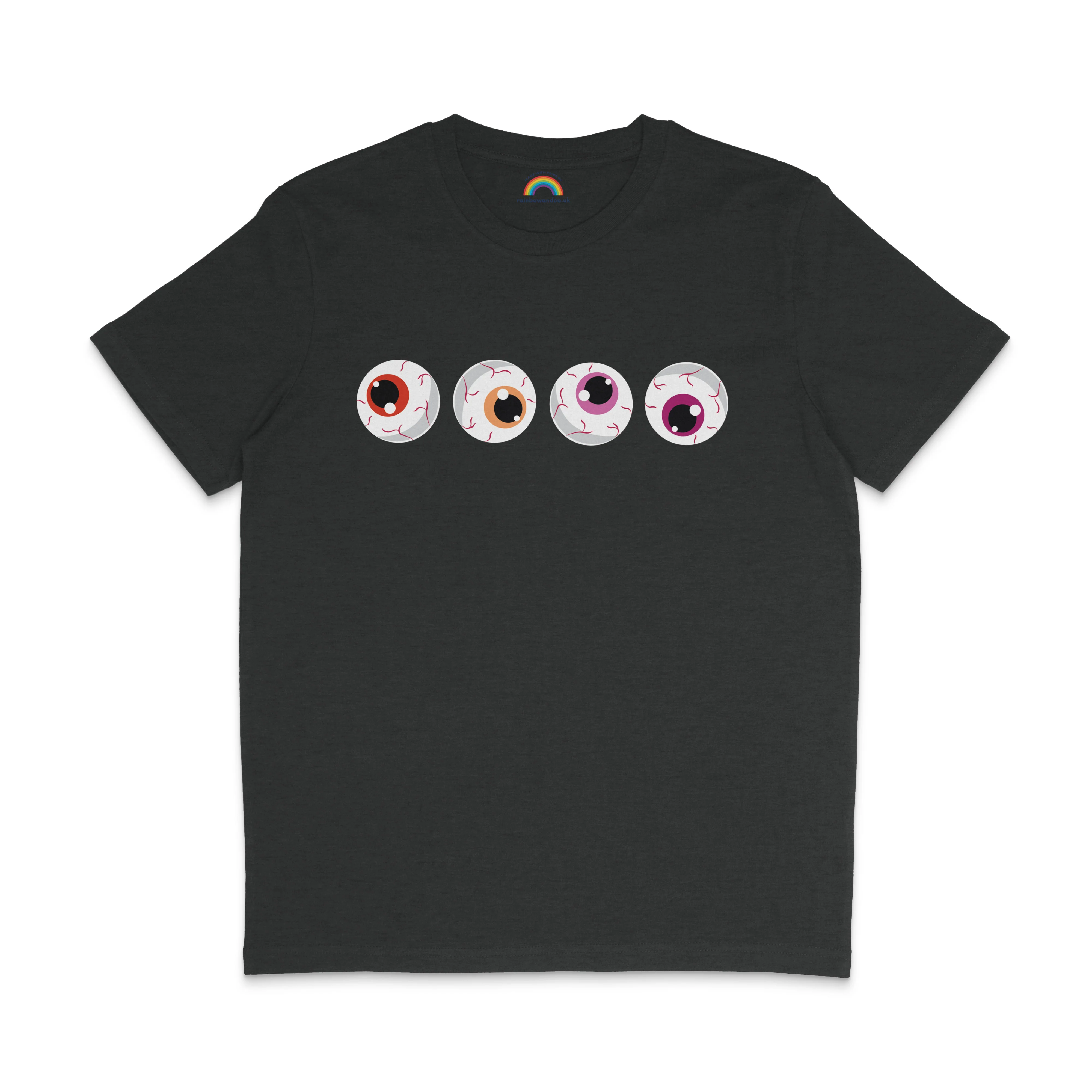 Subtle Pride Eyeballs Halloween Pride Shirt - Image 6