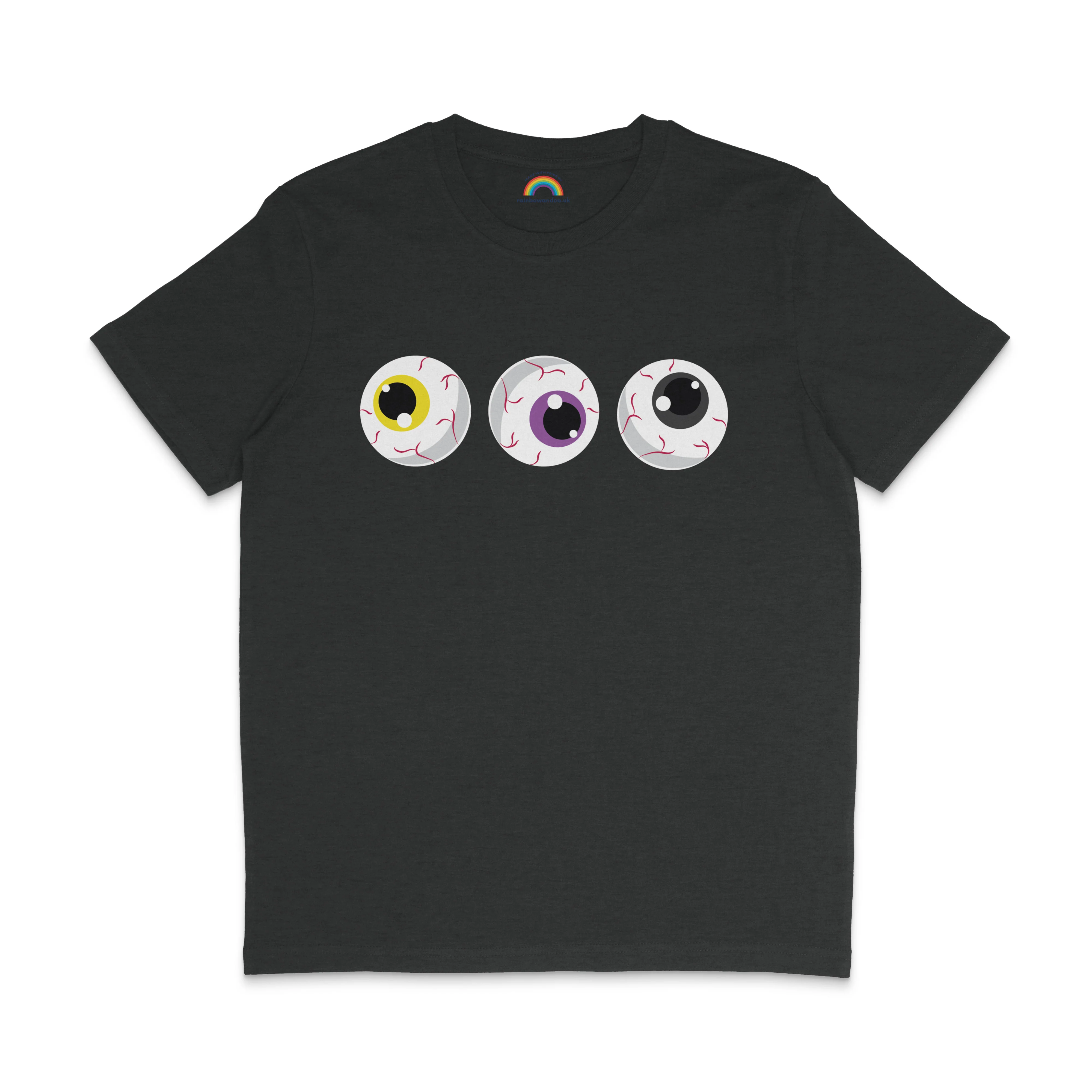 Subtle Pride Eyeballs Halloween Pride Shirt - Image 7