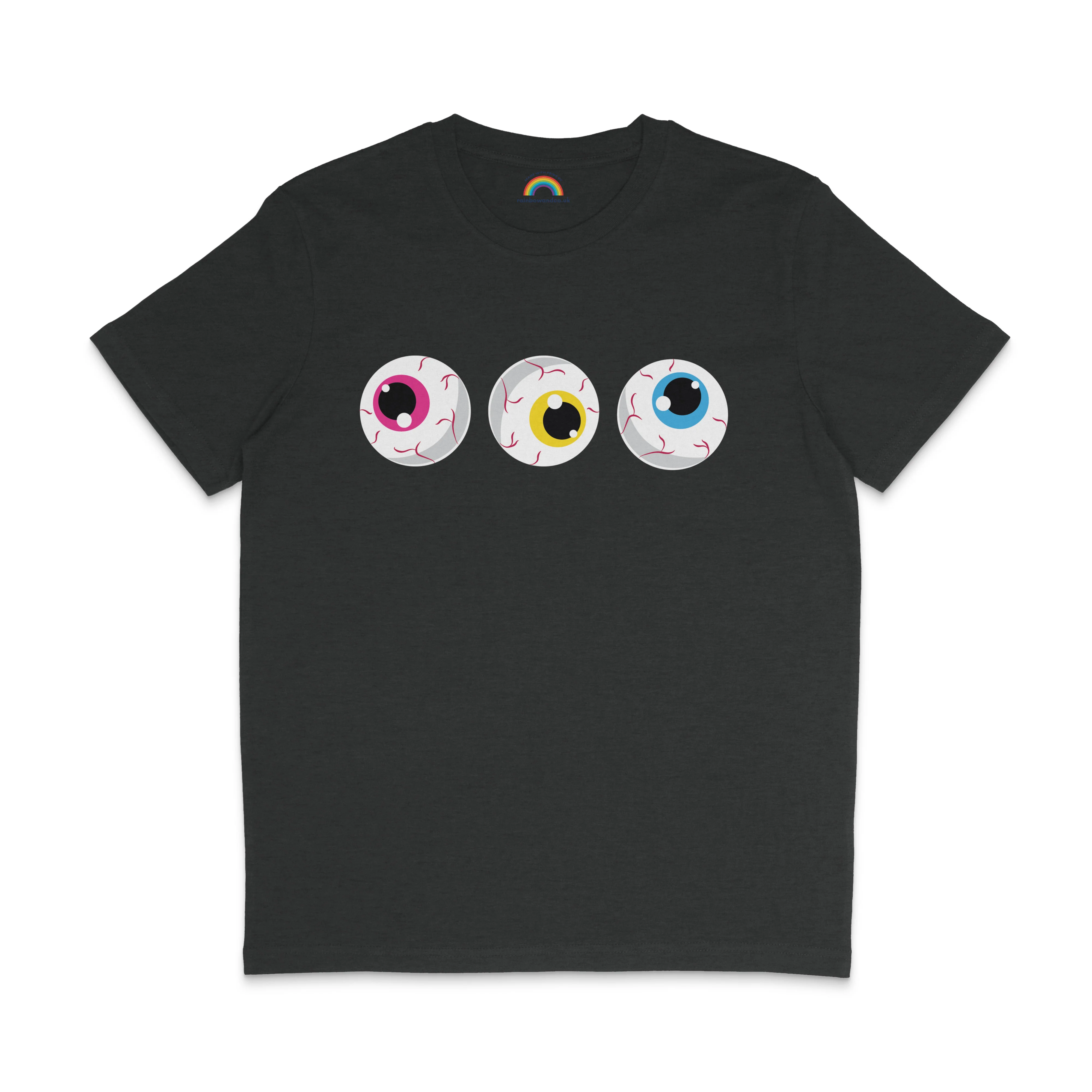 Subtle Pride Eyeballs Halloween Pride Shirt - Image 8