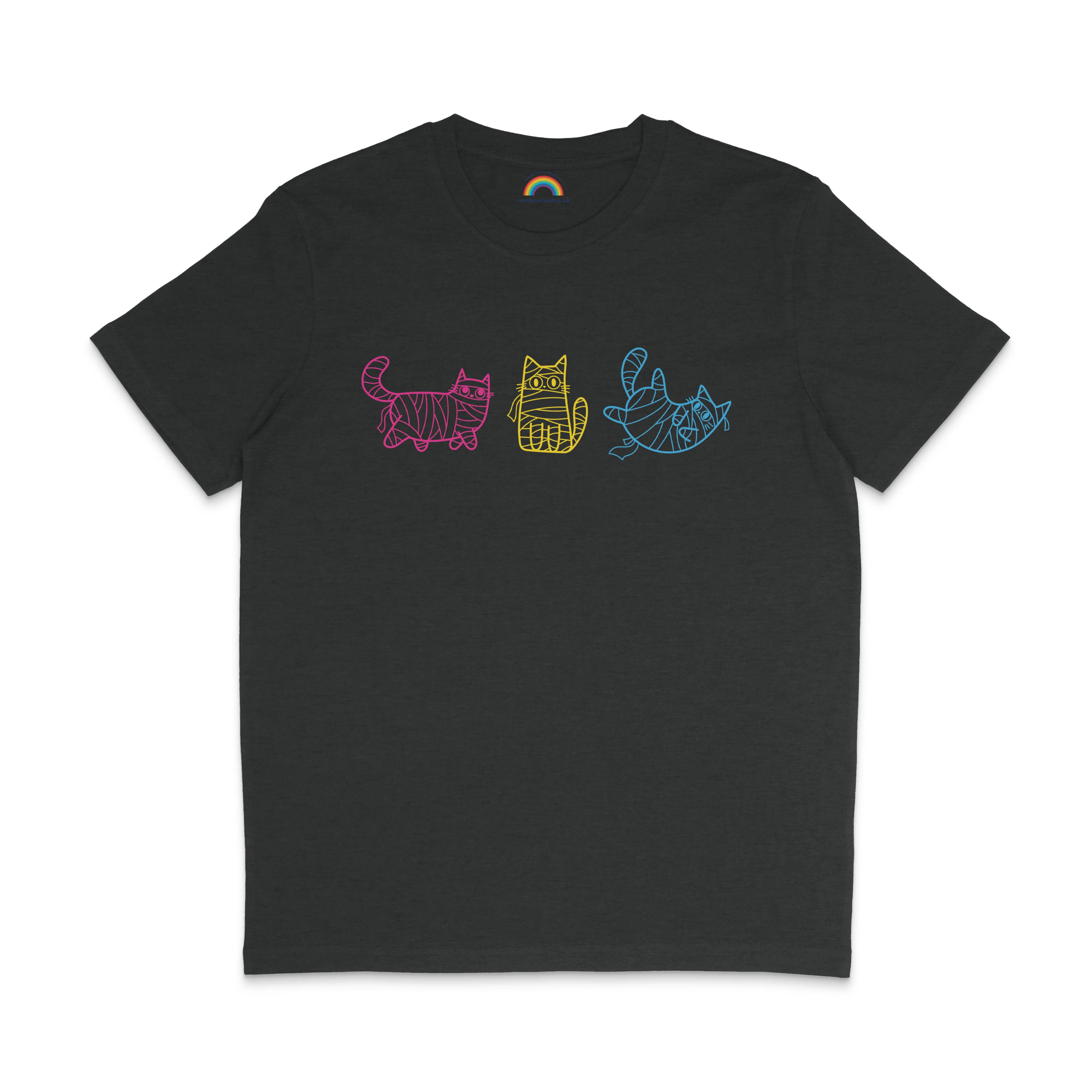 Subtle Pride Mummy Cats Halloween Pride Shirt - Image 7