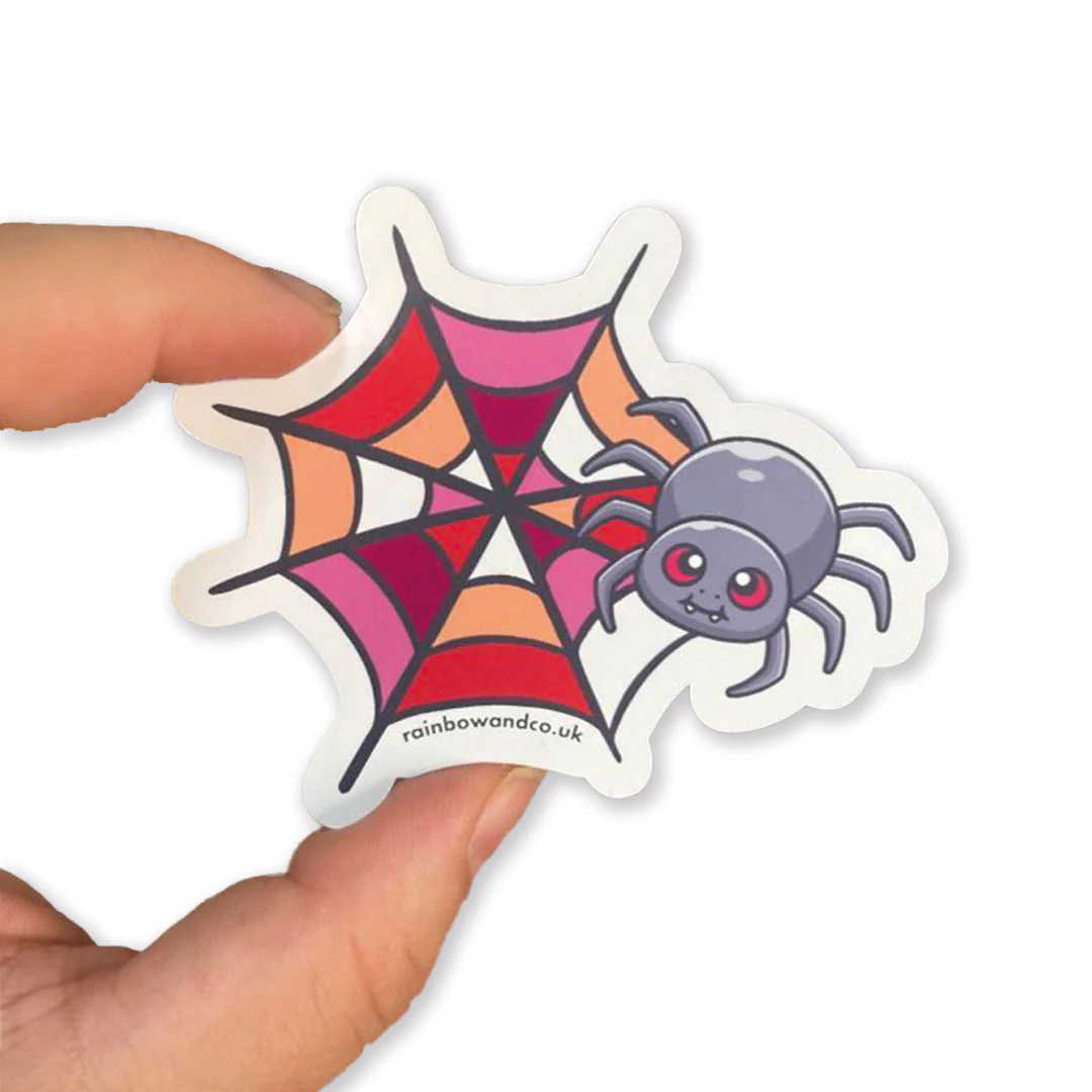 Subtle Pride Spider Gloss Sticker - Image 5
