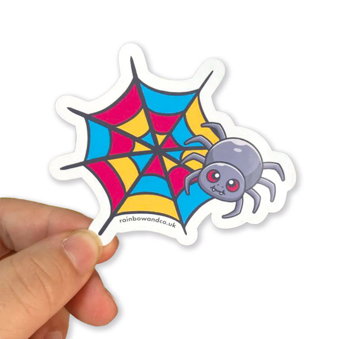 Subtle Pride Spider Gloss Sticker - Image 7