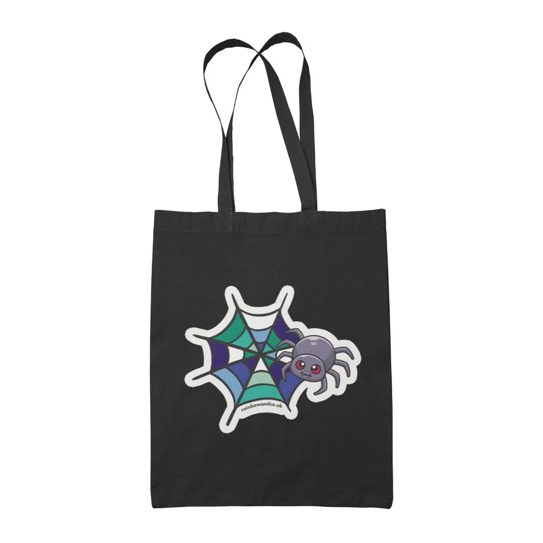Subtle Pride Spider Halloween Tote Bag - Image 4