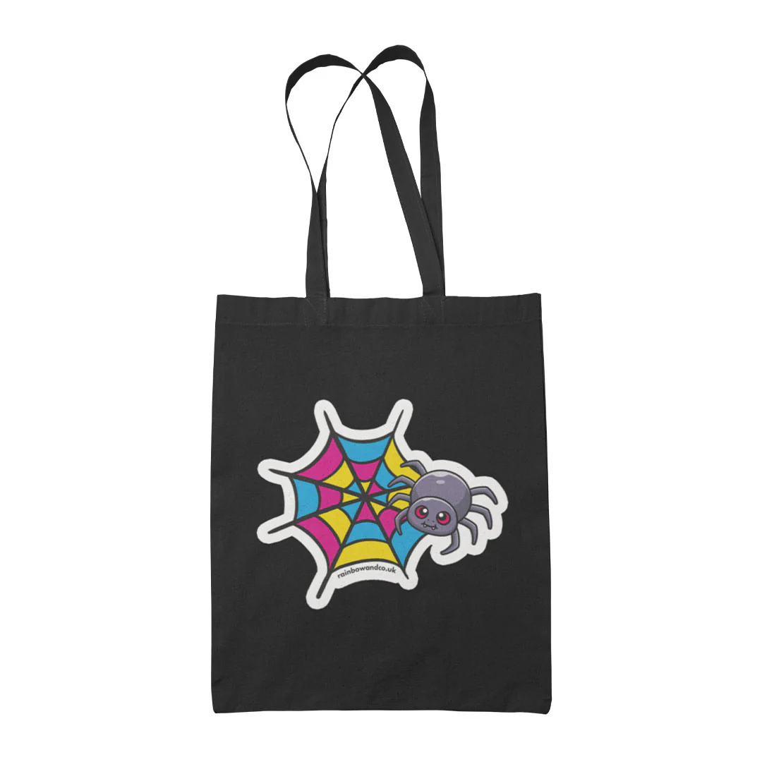 Subtle Pride Spider Halloween Tote Bag - Image 7