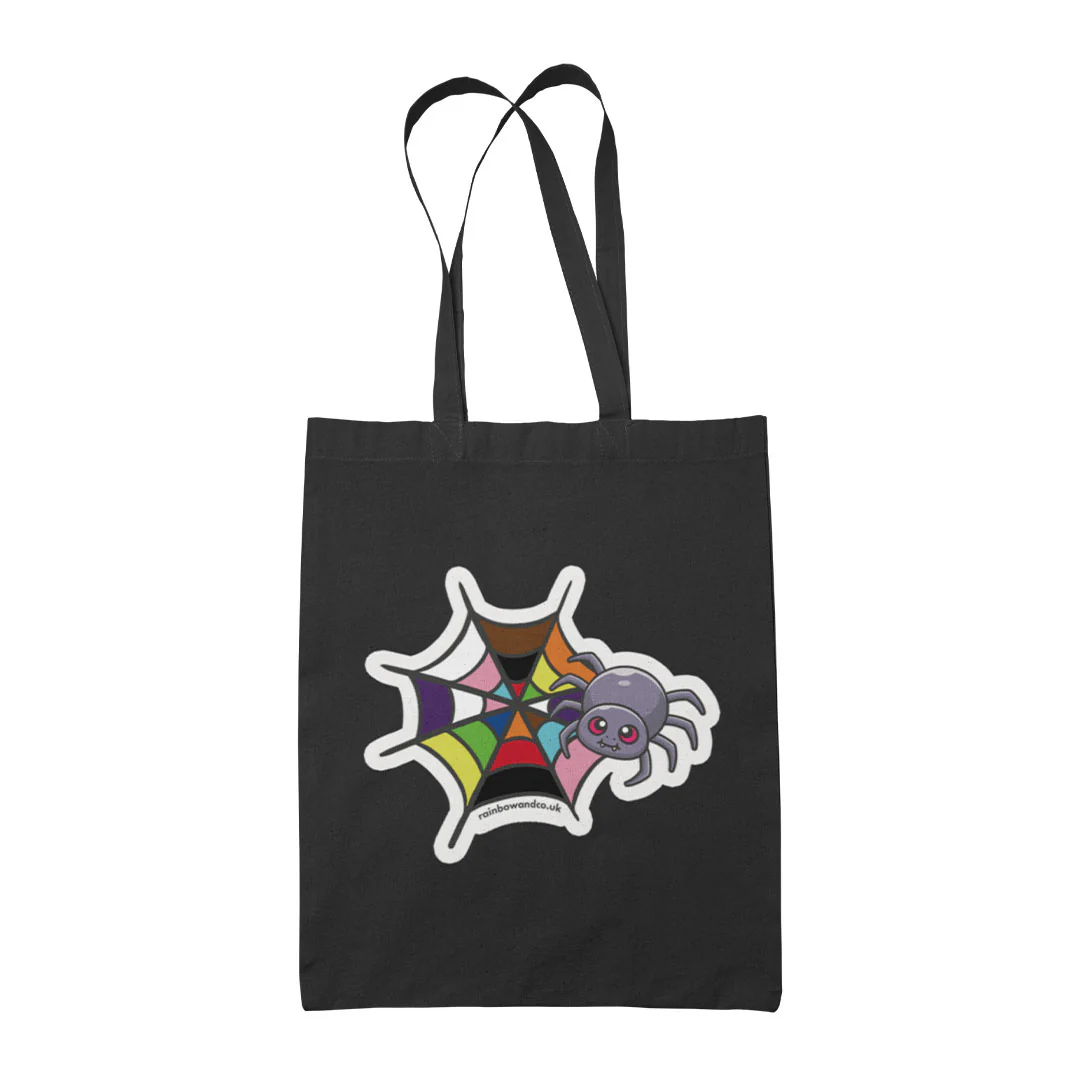 Subtle Pride Spider Halloween Tote Bag - Image 8