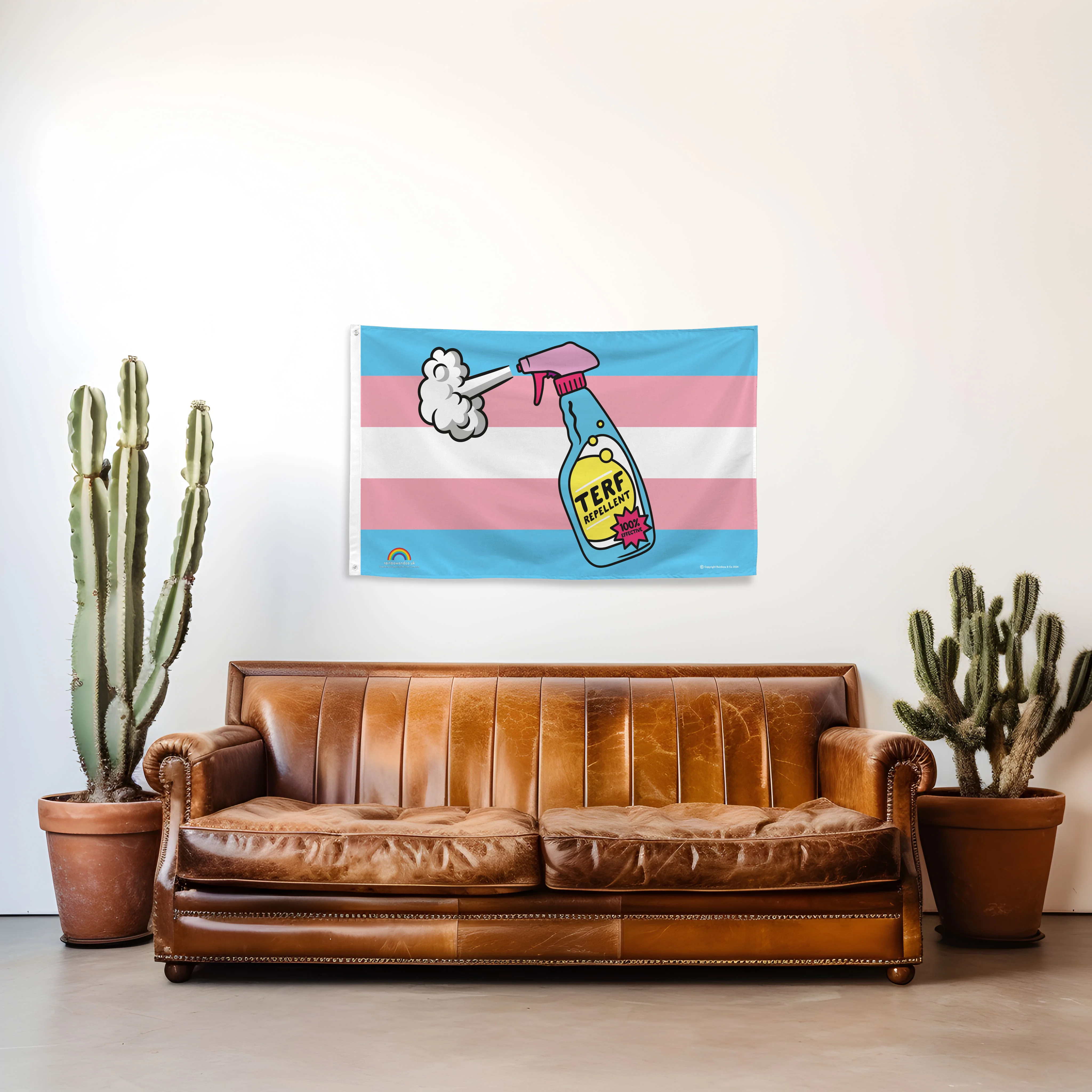 TERF Repellent Flag - 5ft x 3ft - Image 2