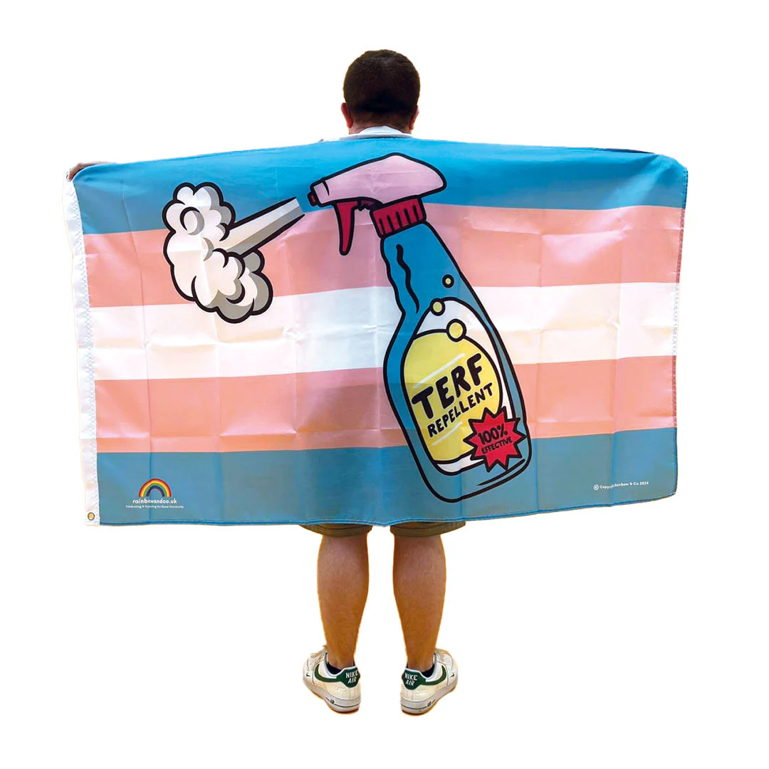 TERF Repellent Flag - 5ft x 3ft - Image 4