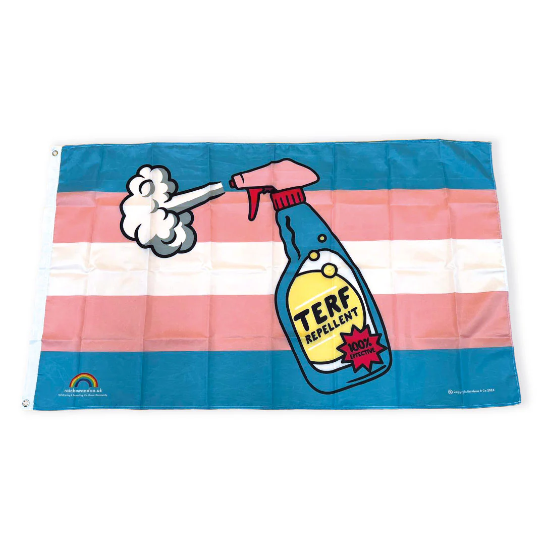 TERF Repellent Flag - 5ft x 3ft - Image 5