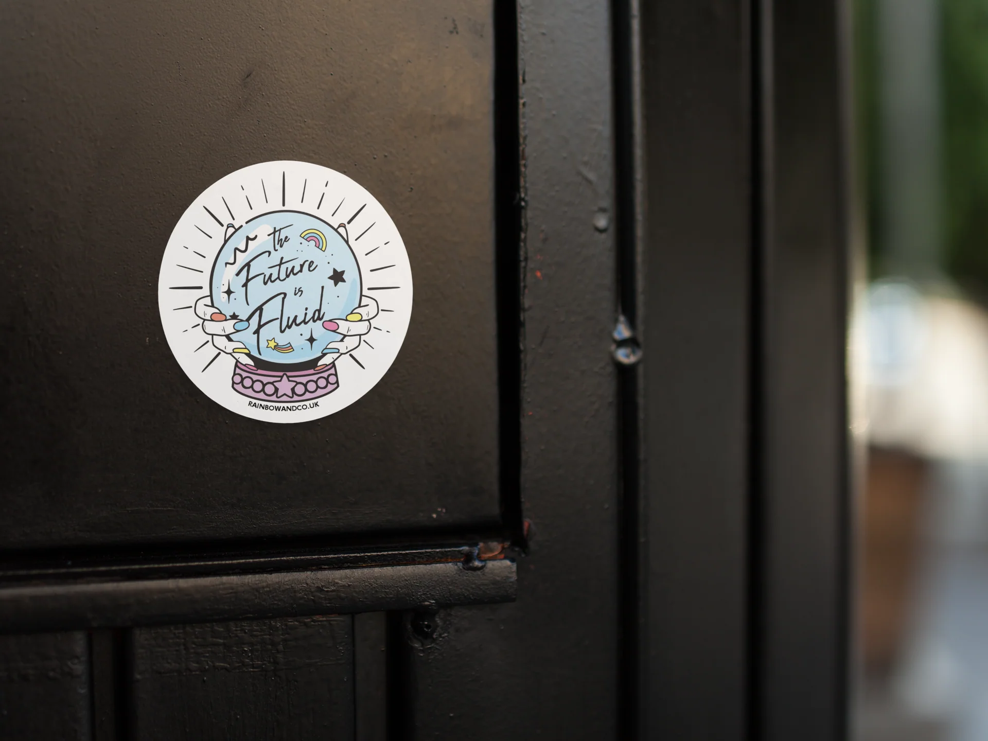 The Future is Fluid Vinyl Sticker - Image 4