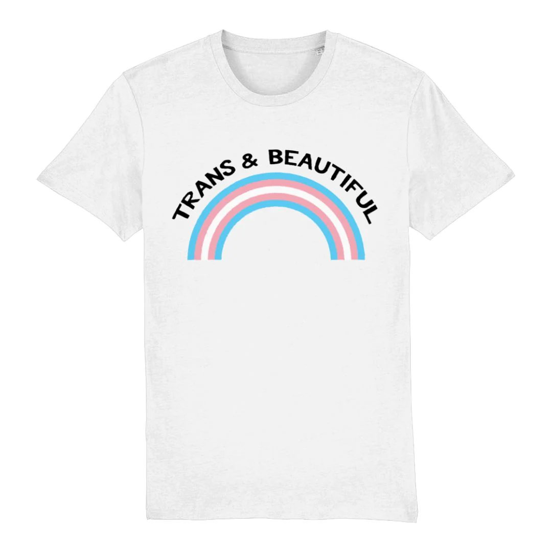 Trans & Beautiful | Trans Pride Shirt - Image 2
