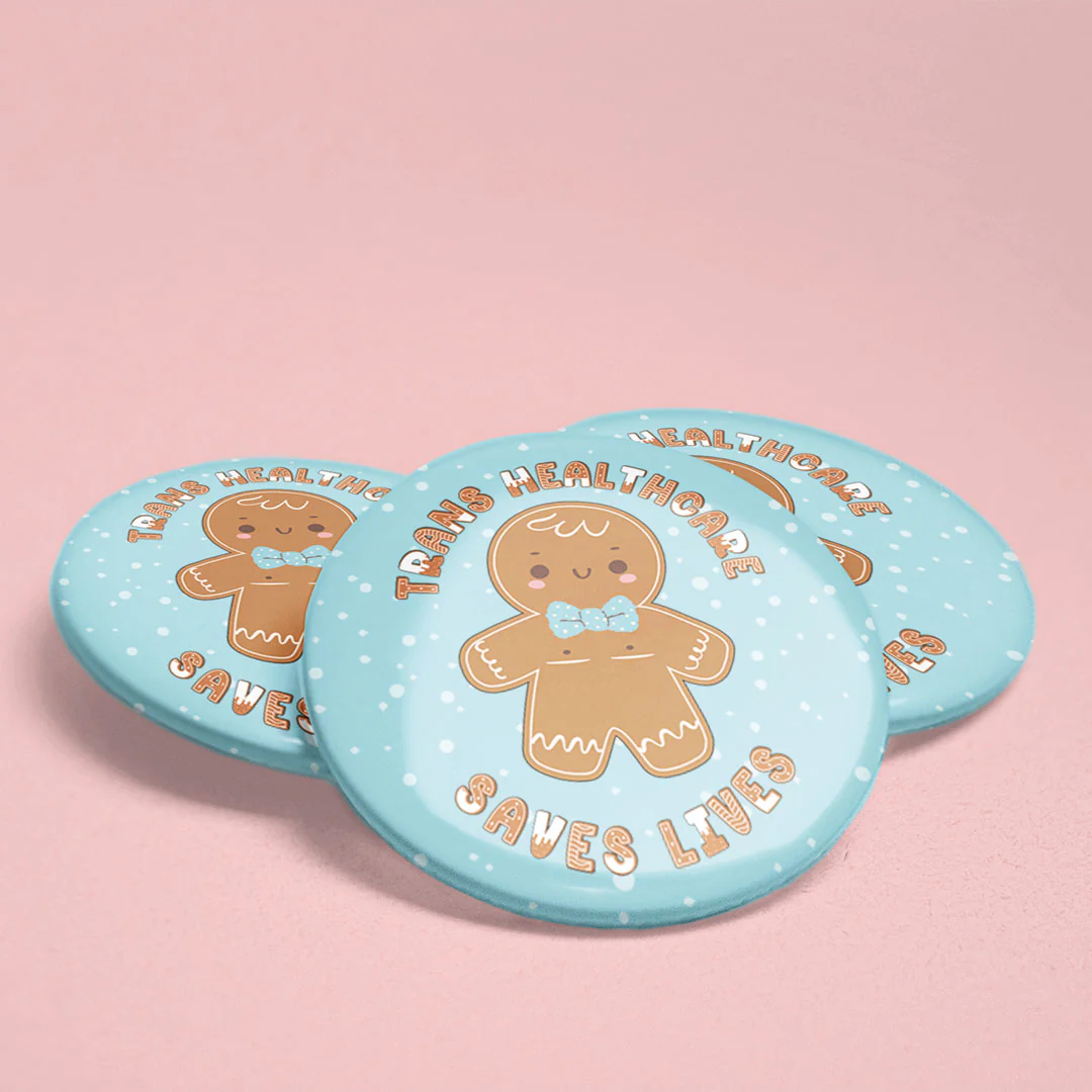 Trans Healthcare Saves Lives Badge - Image 2