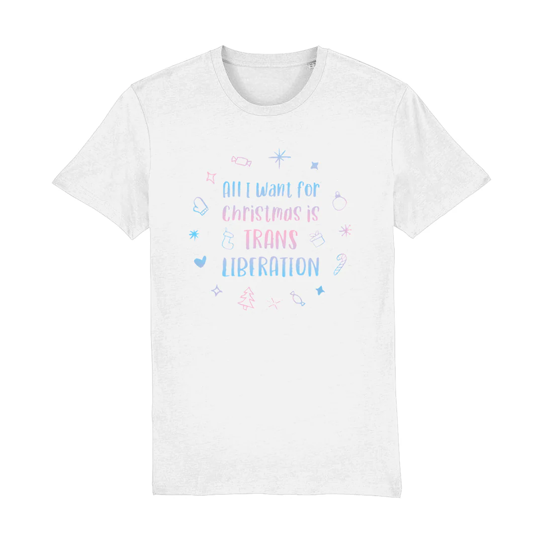 Trans Liberation Christmas T Shirt - Image 5