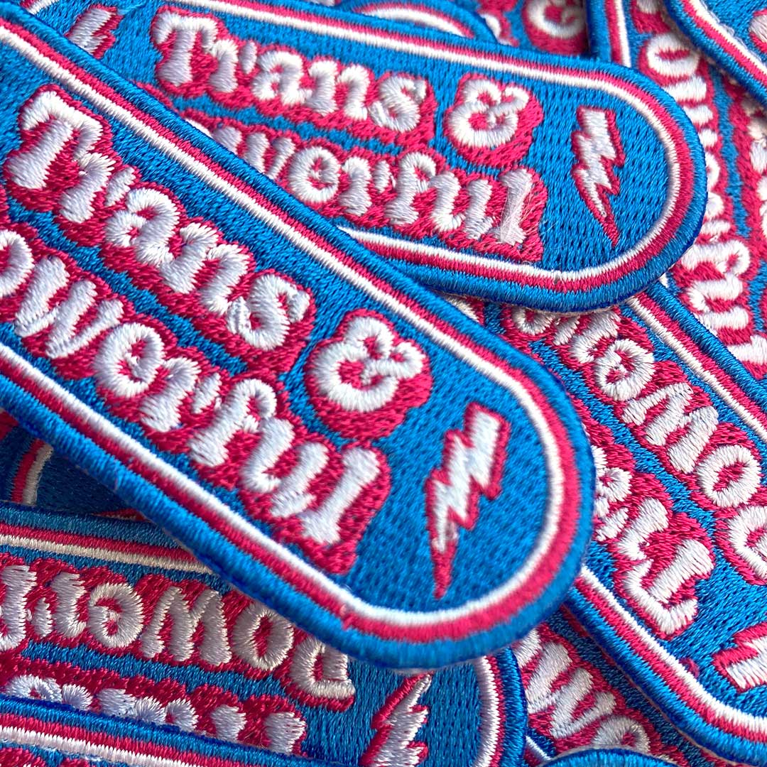 Trans & Powerful Iron On Patch - Image 4