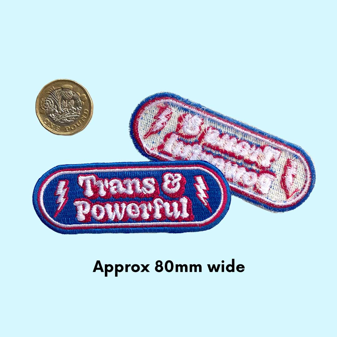 Trans & Powerful Iron On Patch - Image 5