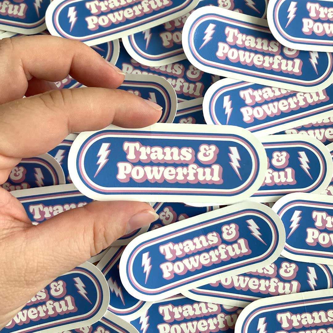 Trans & Powerful Iron On Patch - Image 6