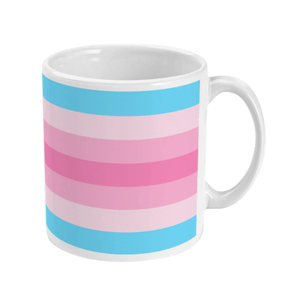 Transfeminine Pride Flag Coffee Mug - Image 3